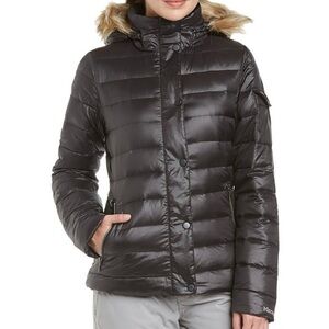 MARMOT Black Hailey 700 Fill Down Full Zip Cozy Warm Winter Jacket Coat Size S
